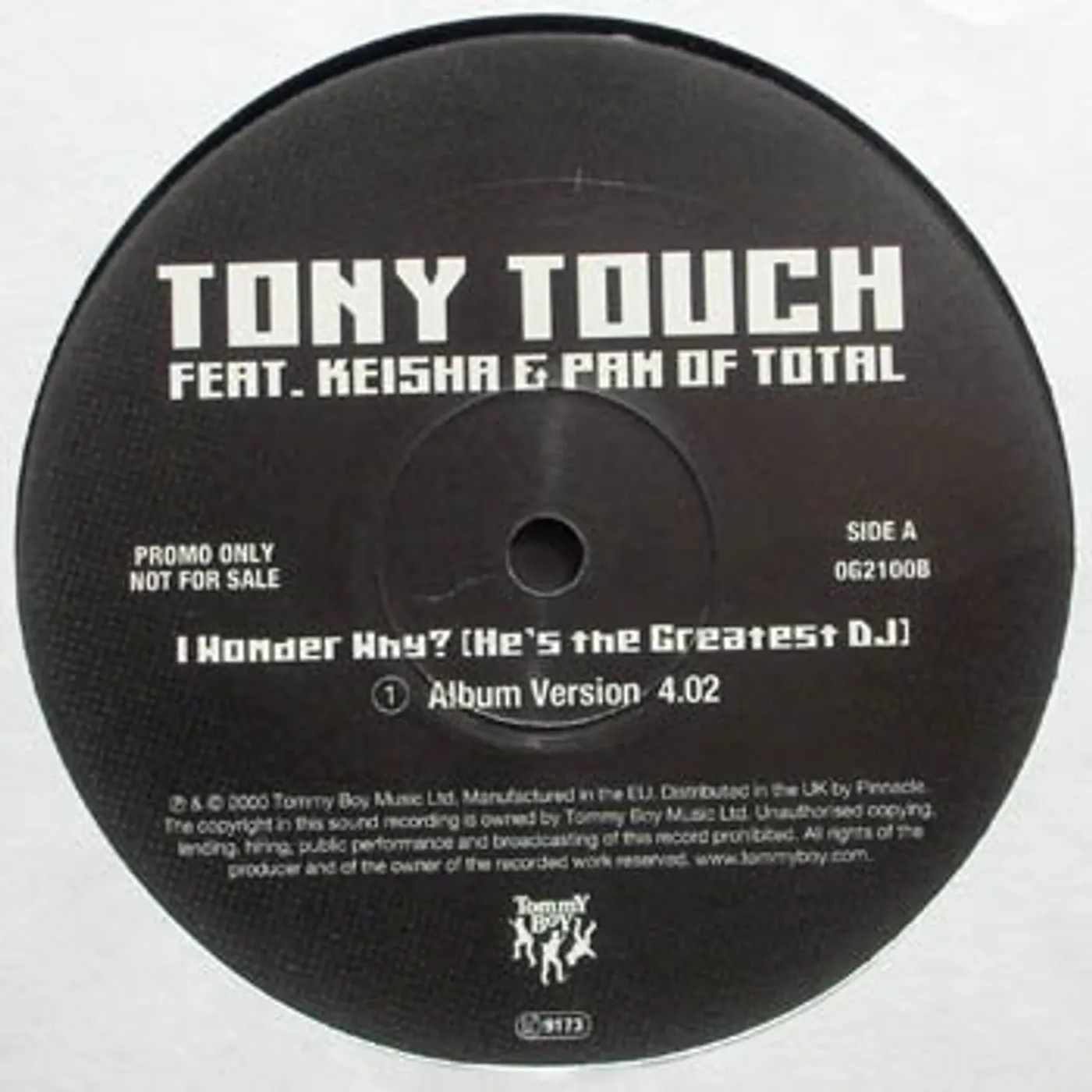 Tony Touch I WONDER WHY HE'S THE GREATEST DJ Vinyl Record
