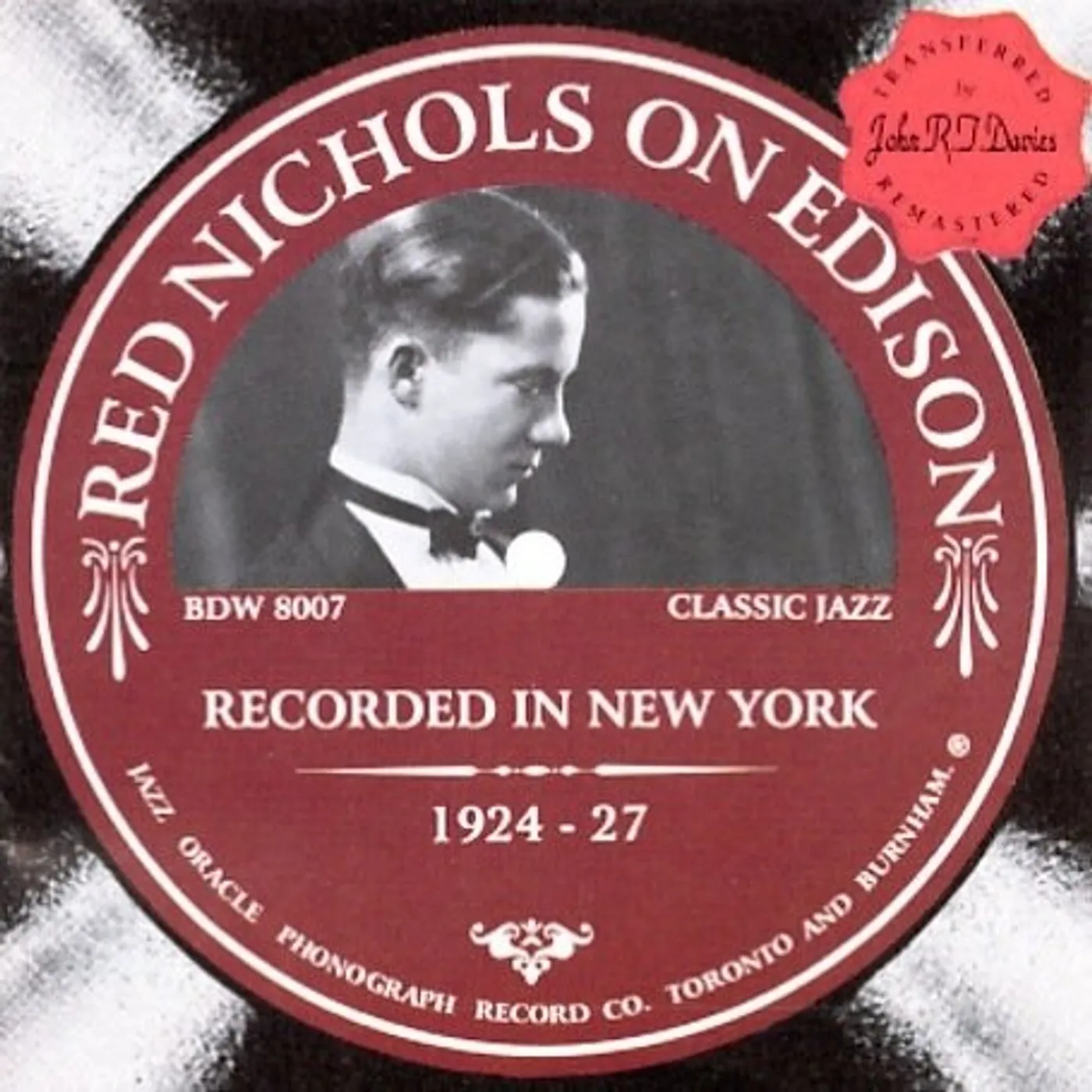 RED NICHOLS ON EDISON 1924-1927 CD