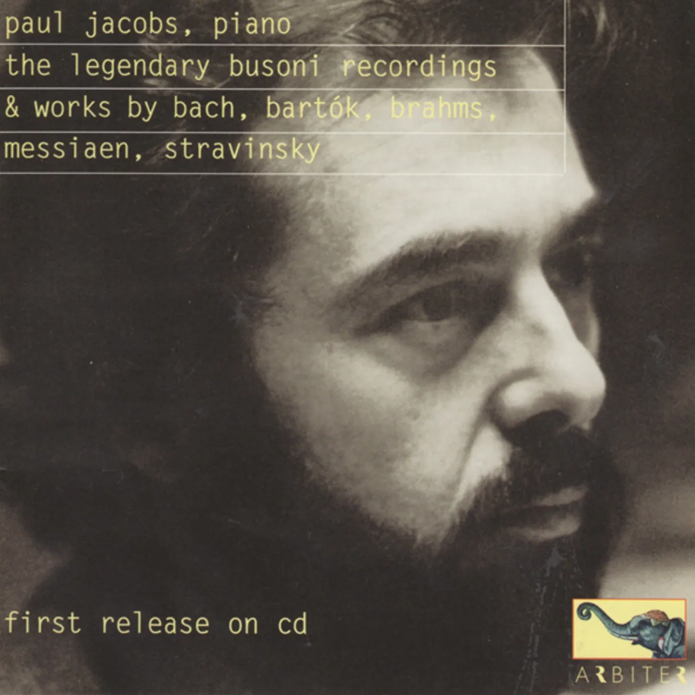 Paul Jacobs LEGENDARY BUSONI RECORDINGS CD
