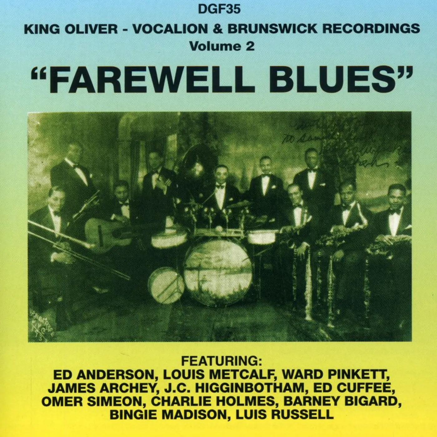 King Oliver FAREWELL BLUES 2 CD