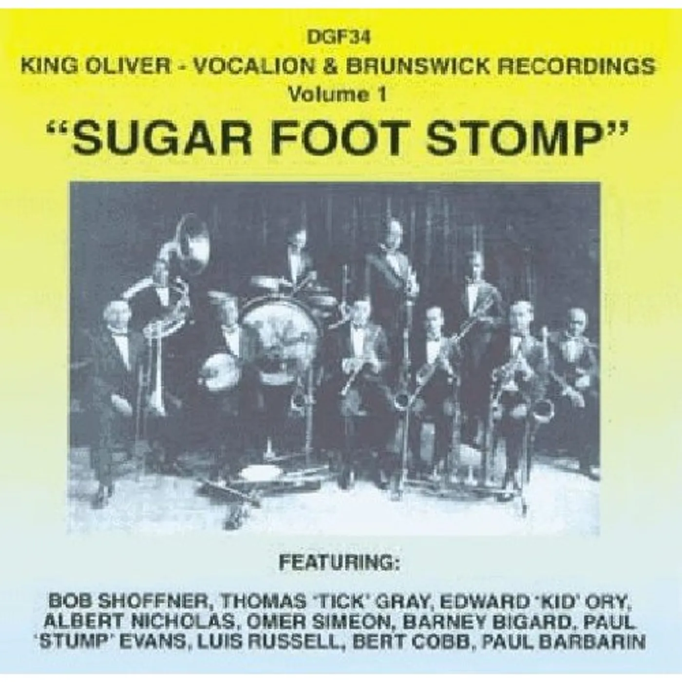 King Oliver SUGAR FOOT STOMP CD