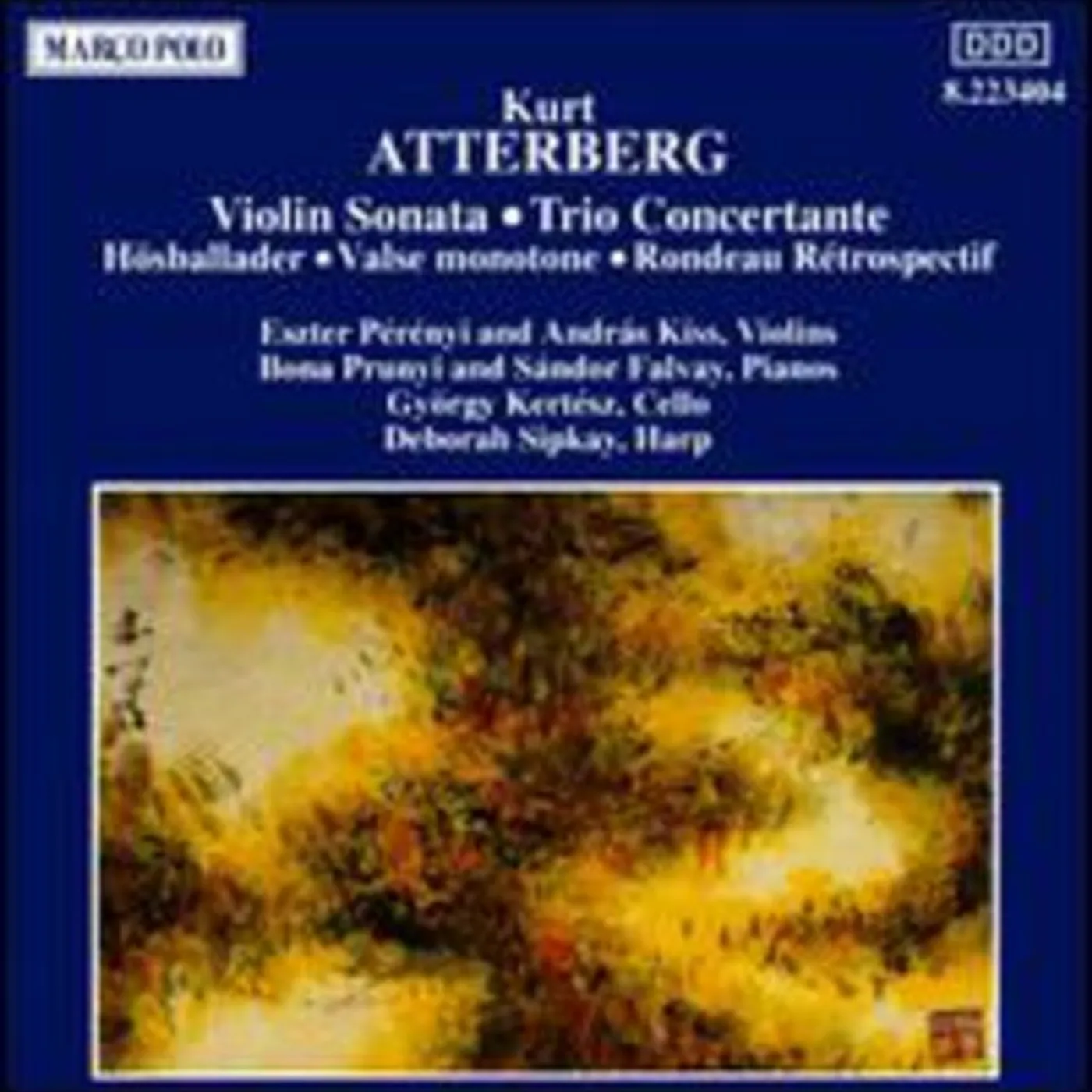 Atterberg CHAMBER MUSIC 1 CD
