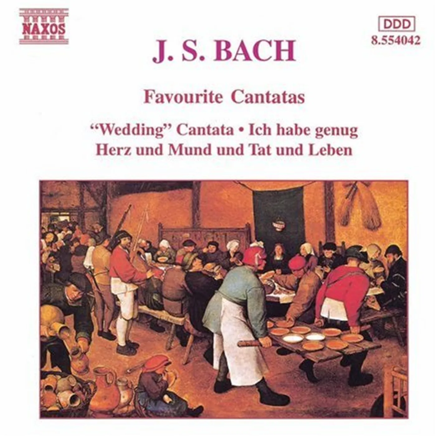 Johann Sebastian Bach FAVOURITE CANTATAS CD