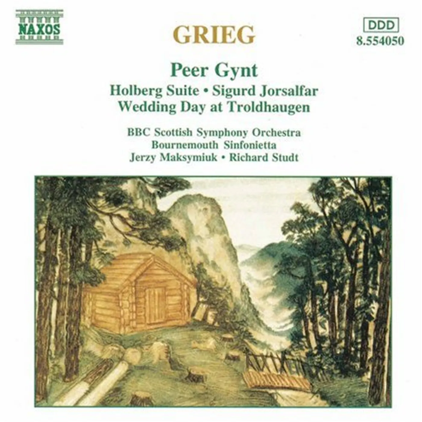 Edvard Grieg ORCHESTRAL MUSIC CD