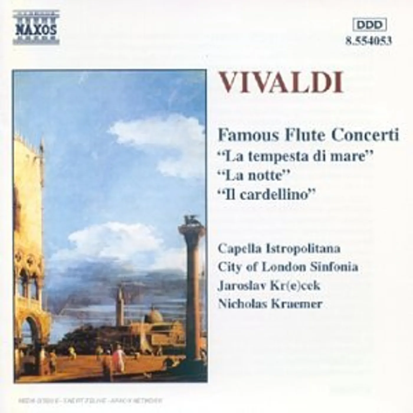 Antonio Vivaldi FAMOUS FLUTE CONCERTOS CD