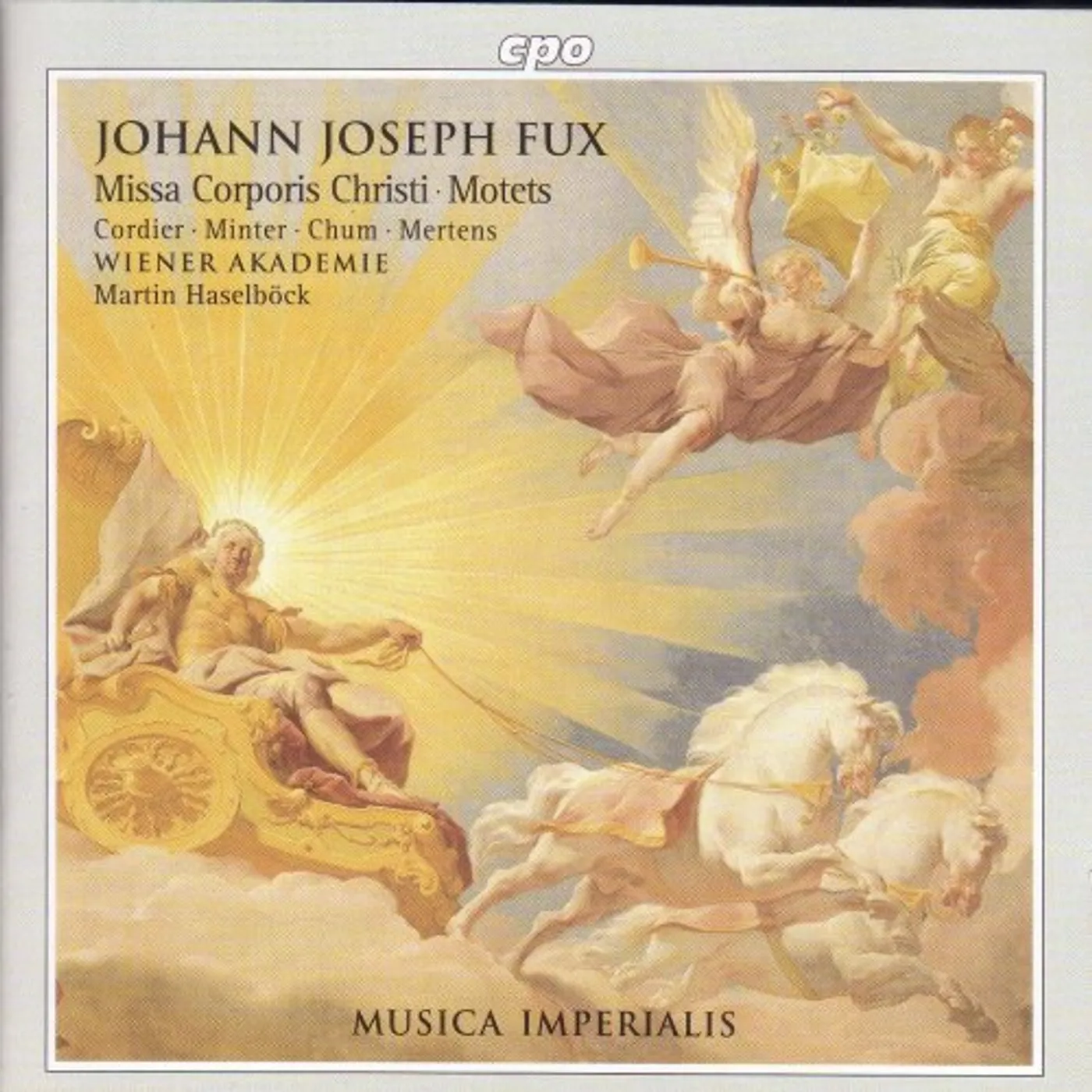 Fux MISSA CORPORIS CHRISTI / MOTETS CD