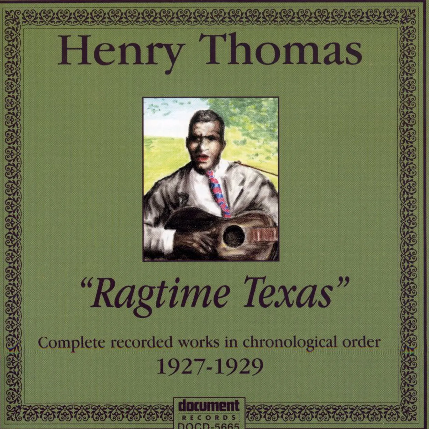 Henry Thomas RAGTIME TEXAS: COMPLETE RECORDED WORKS (1927-1929) CD