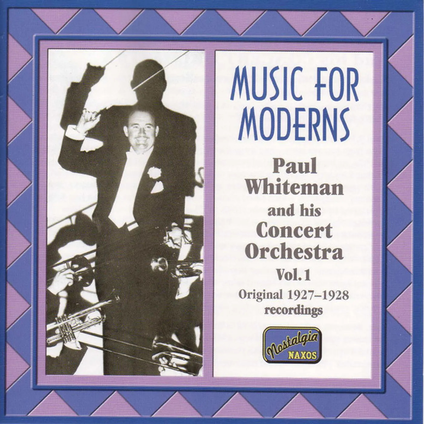 Paul Whiteman MUSIC FOR MODERNS 1 (1927-1928) CD