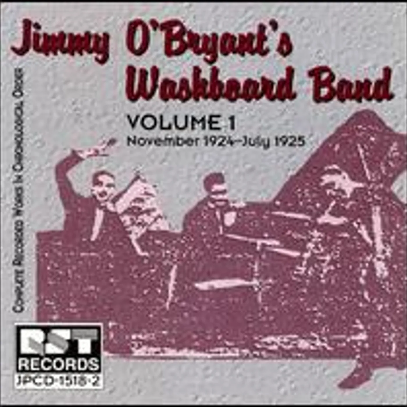 JIMMY O'BRYANT'S WASHBOARD BAND 1 CD