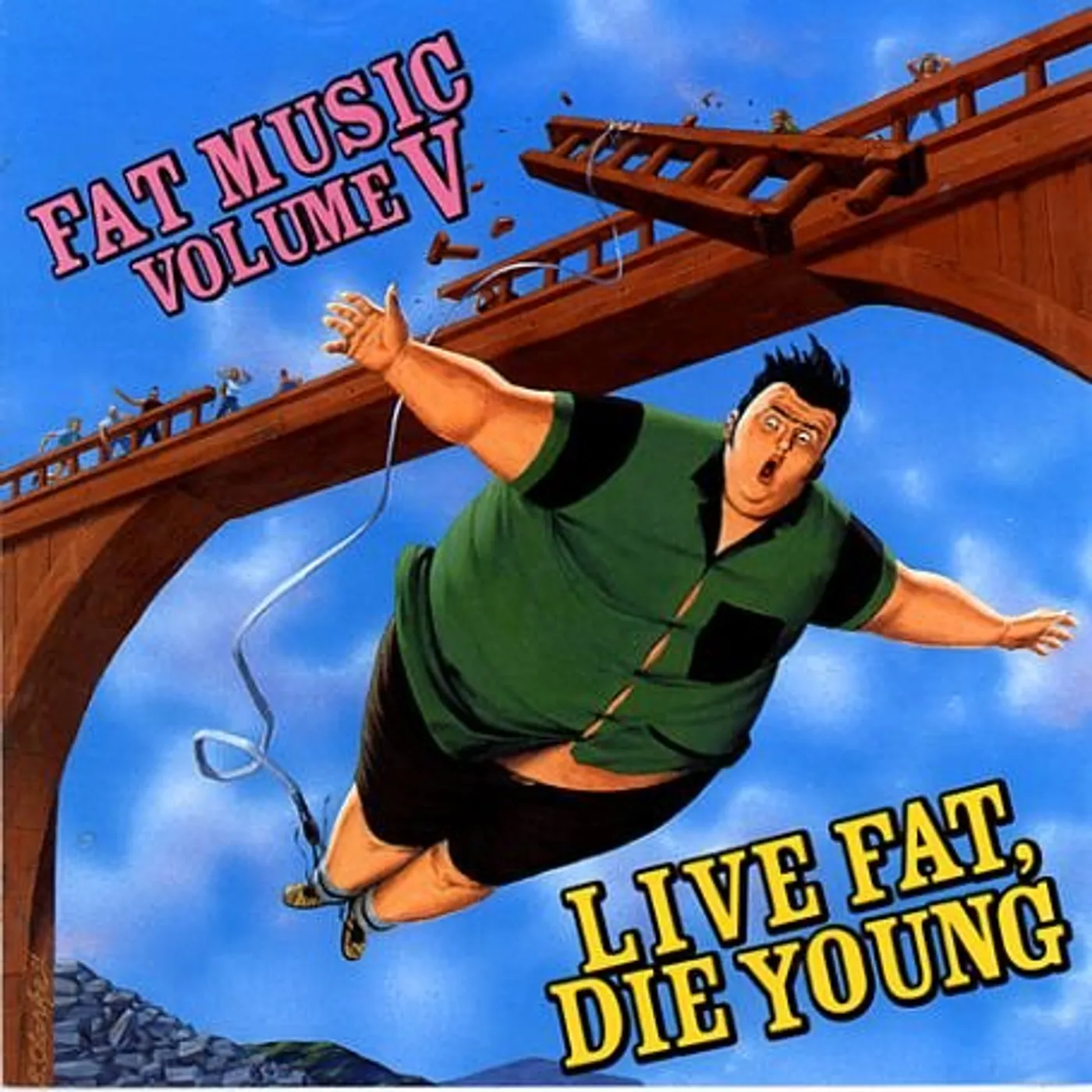 FAT MUSIC 5: LIVE FAT DIE YOUNG / VARIOUS Vinyl Record