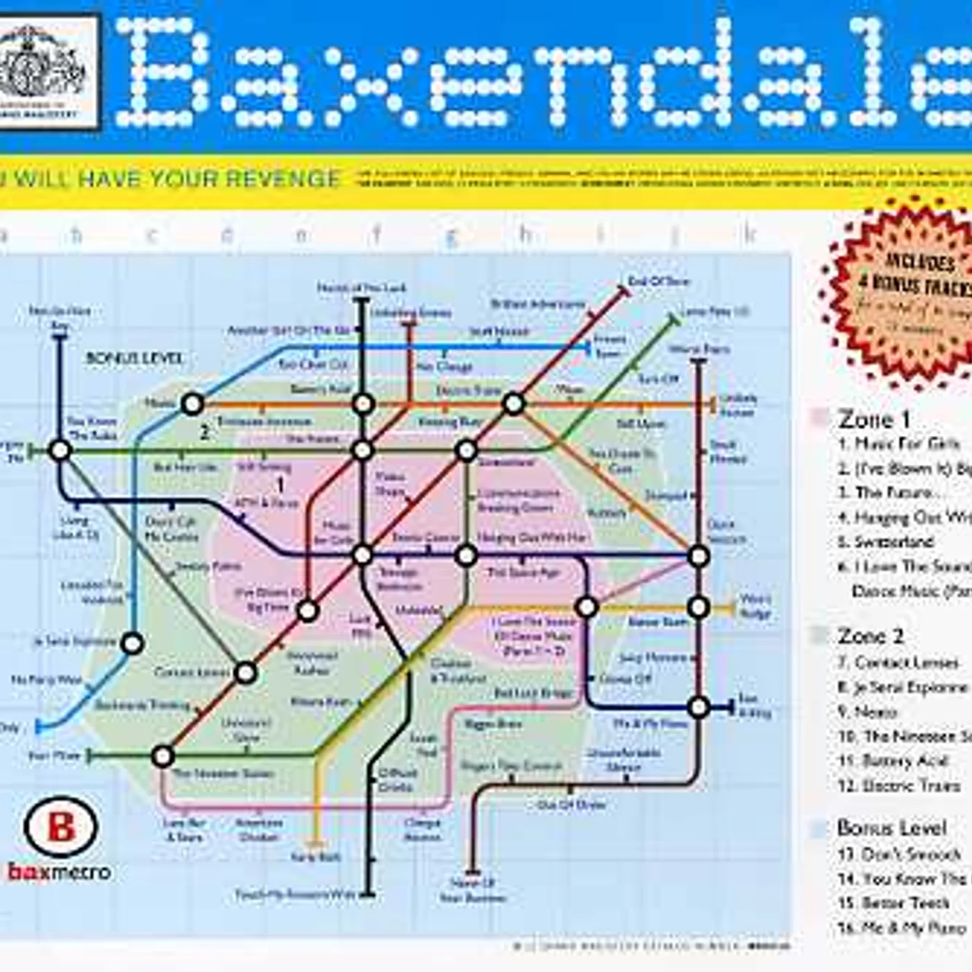 Baxendale YOU WILL HAVE YOUR REVENGE CD