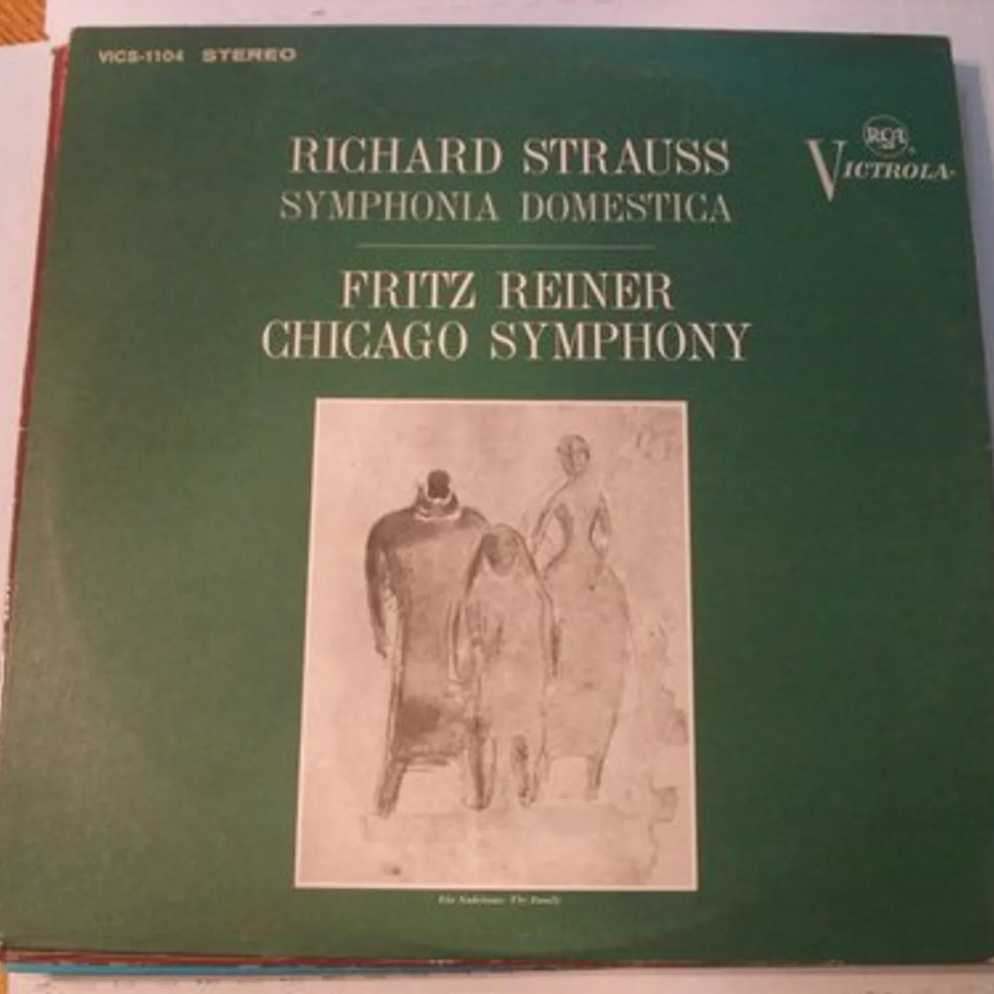 Chicago Symphony Orchestra;Fritz Reiner STRAUSS: SYMPHONIA DOMESTICA Vinyl Record