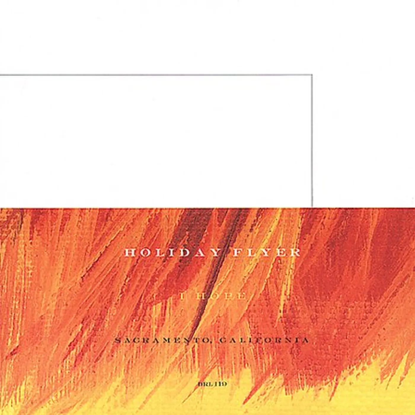 Holiday Flyer I HOPE CD
