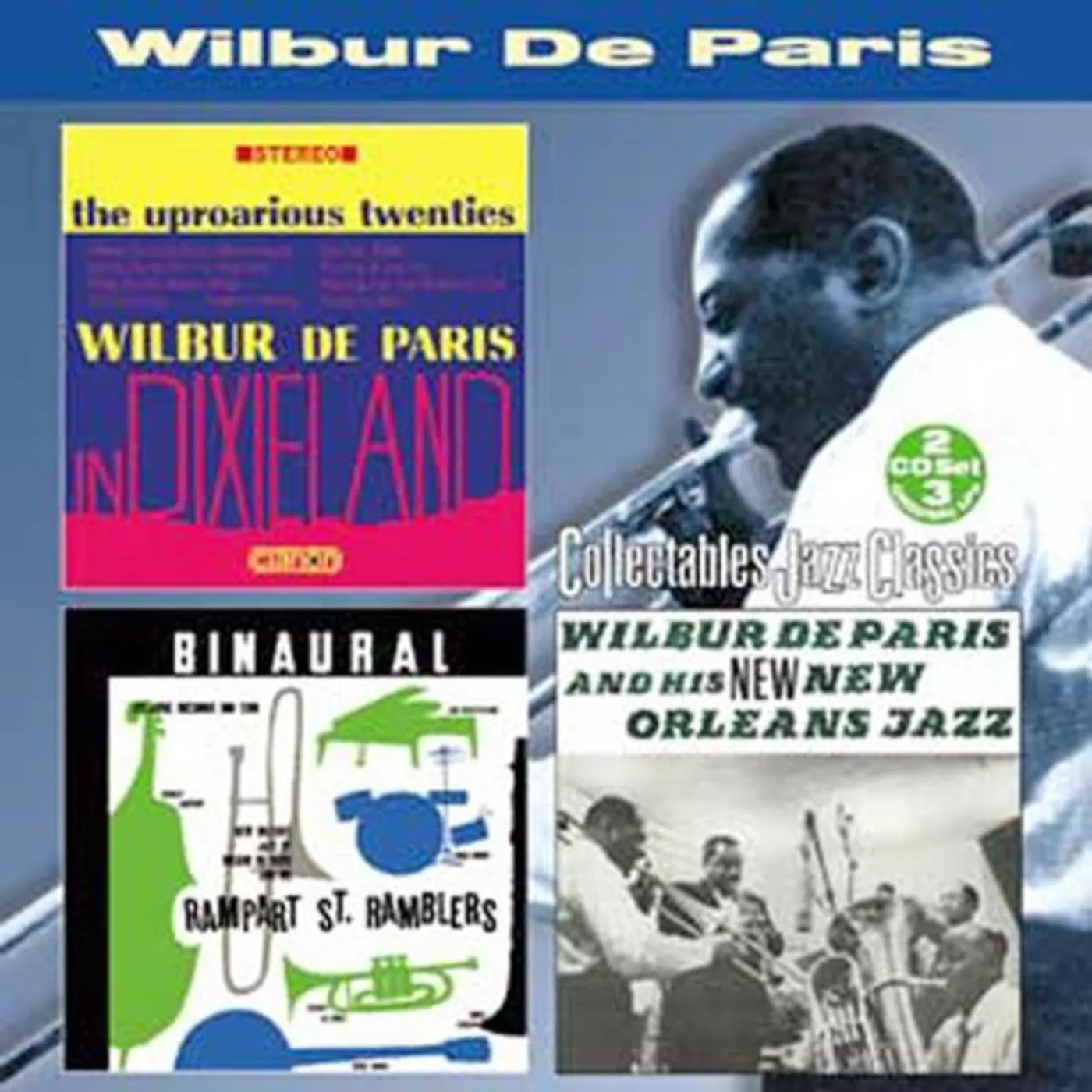 UPROARIOUS TWENTIES IN DIXIELAND / WILBUR DEPARIS CD