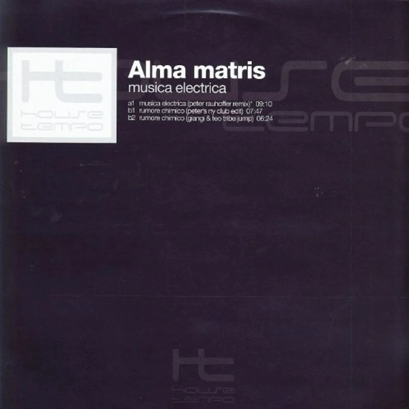 Alma Matris MUSICA ELECTRICA Vinyl Record