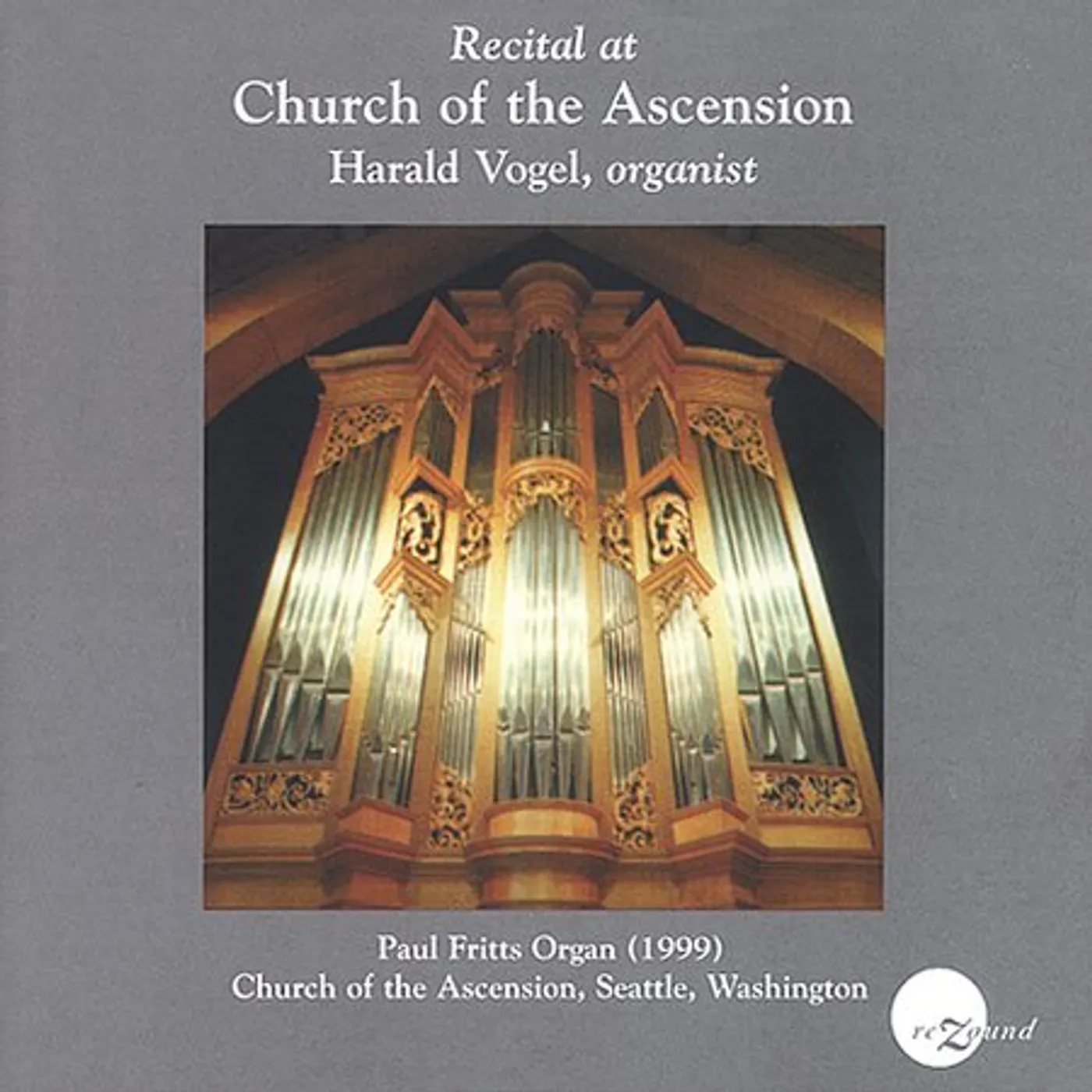 Harald Vogel RECITAL AT ASCENSION CD