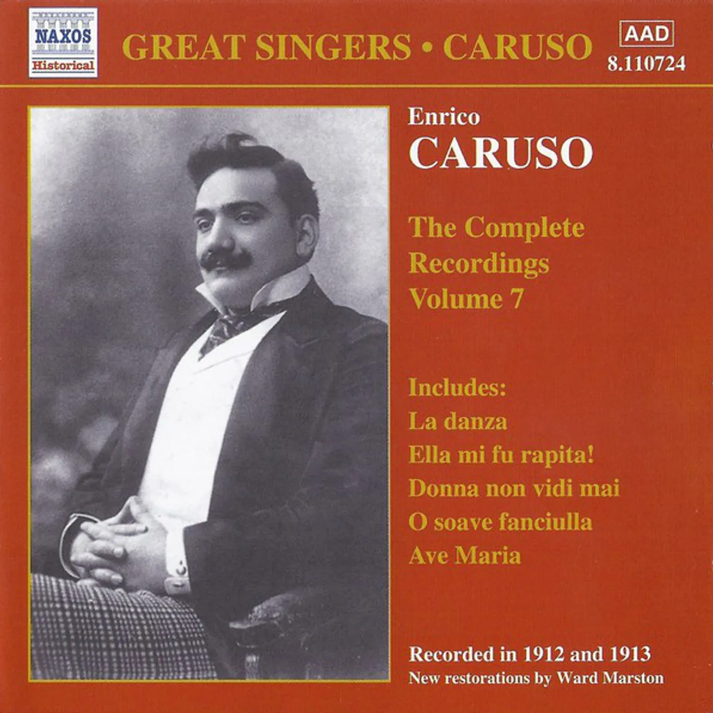 GREAT SINGERS: ENRICO CARUSO COMPL RECORDINGS 7 CD