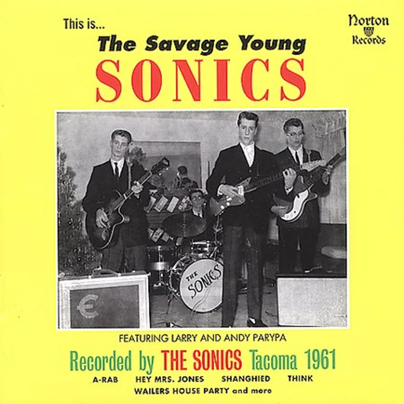 SAVAGE YOUNG SONICS CD