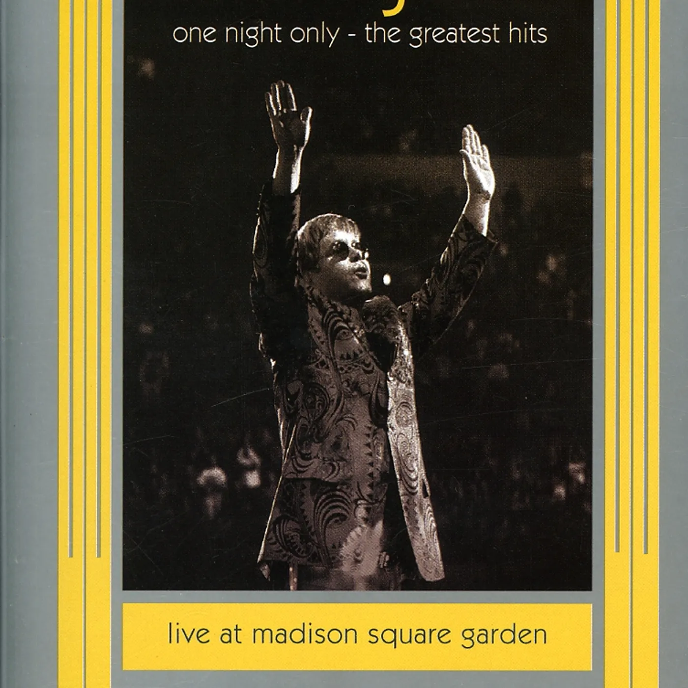 Elton John ONE NIGHT ONLY: THE GREATEST HITS LIVE DVD