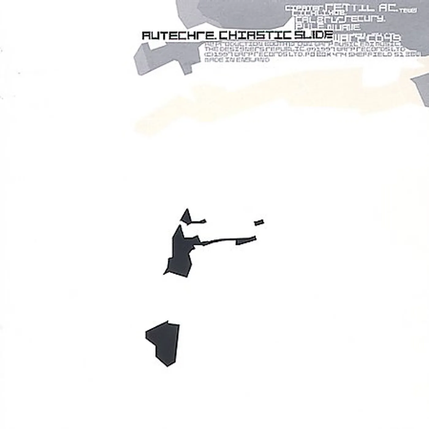 Autechre CHIASTIC SLIDE CD