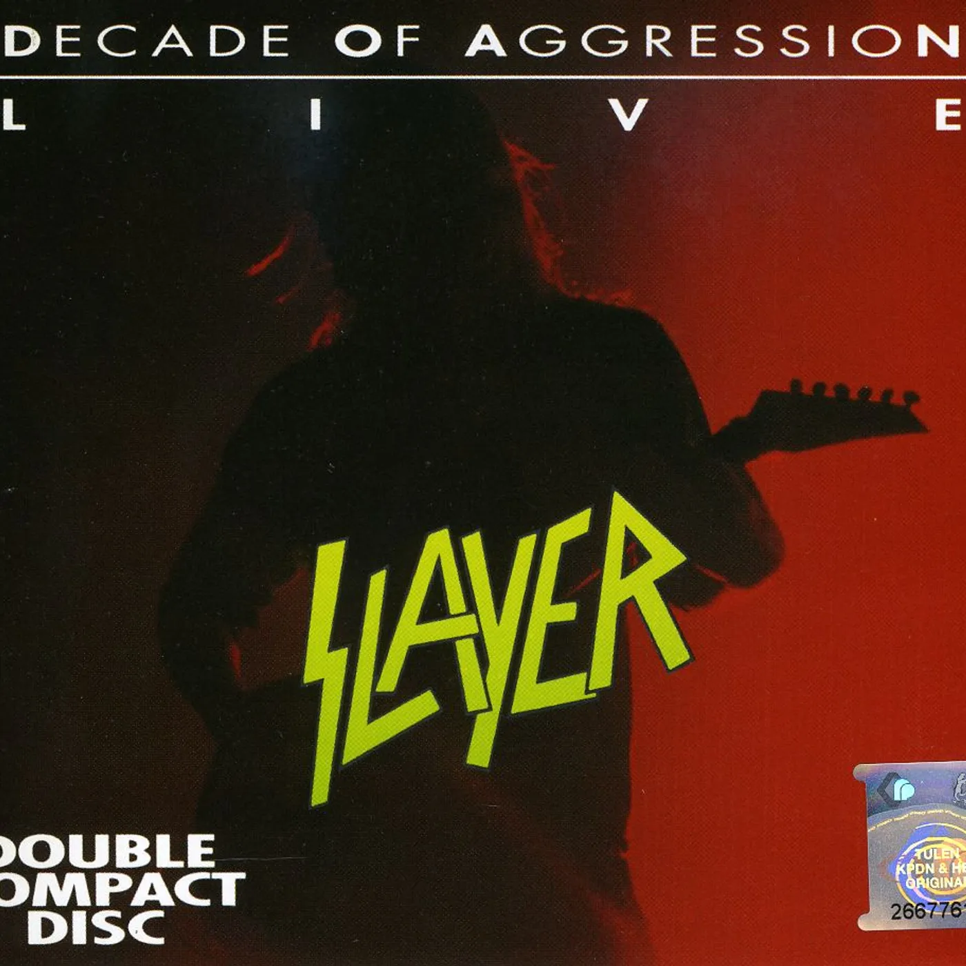 Slayer LIVE: A DECADE OF AGGRESSION CD