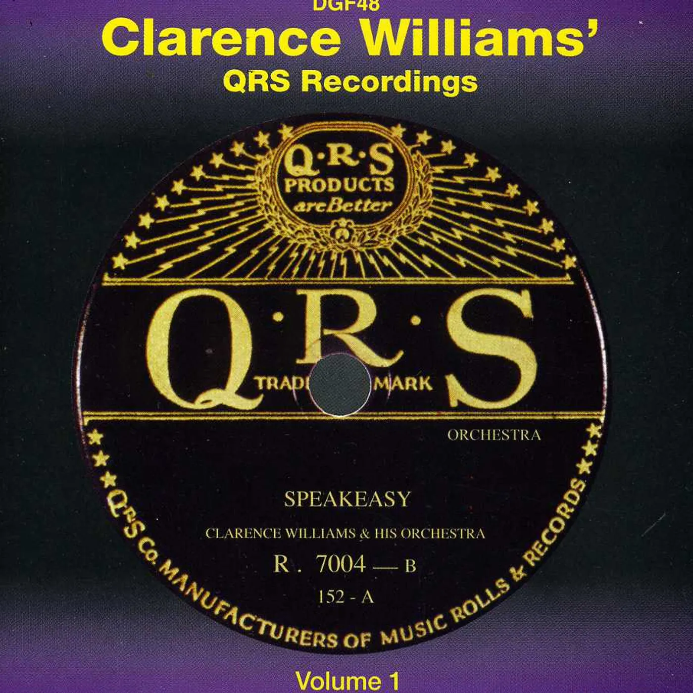 Clarence Williams QRS RECORDINGS 1 CD