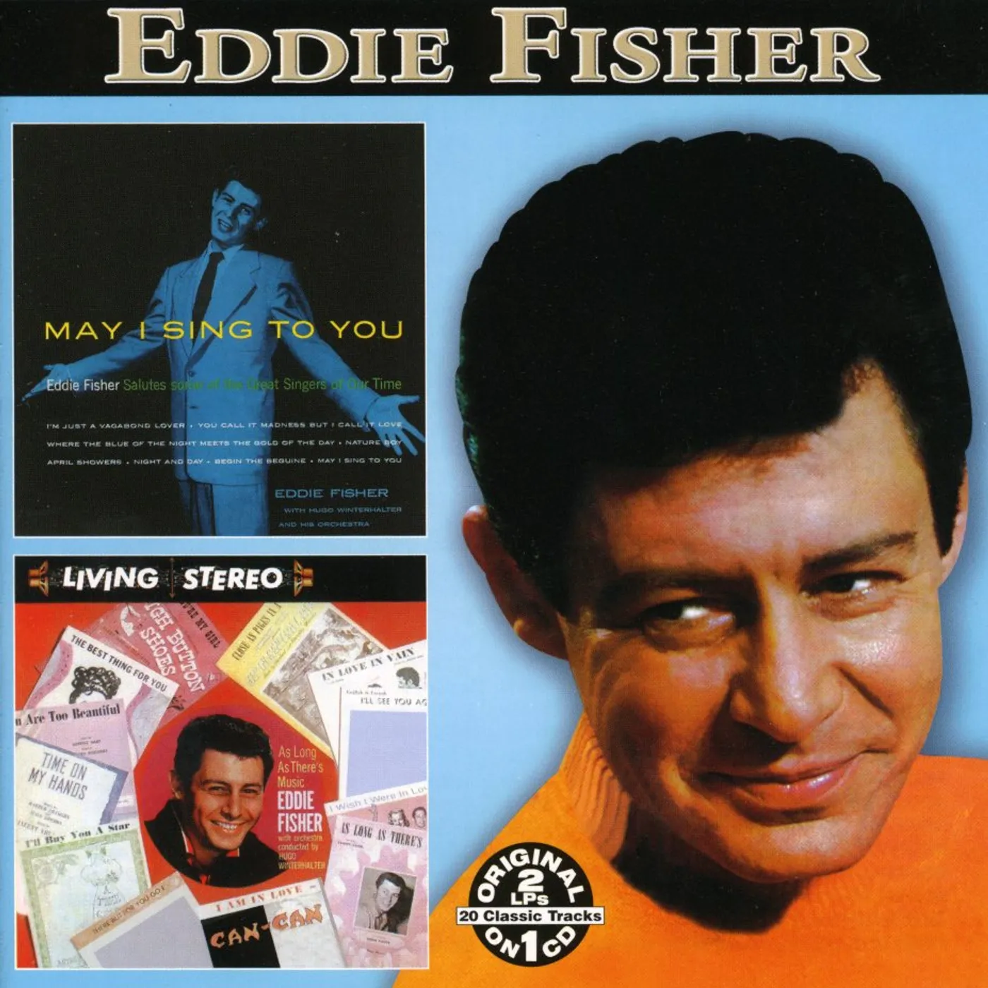 Eddie Fisher MAY I SING TO YOU / AS LONG AS THERE'S MUSIC CD