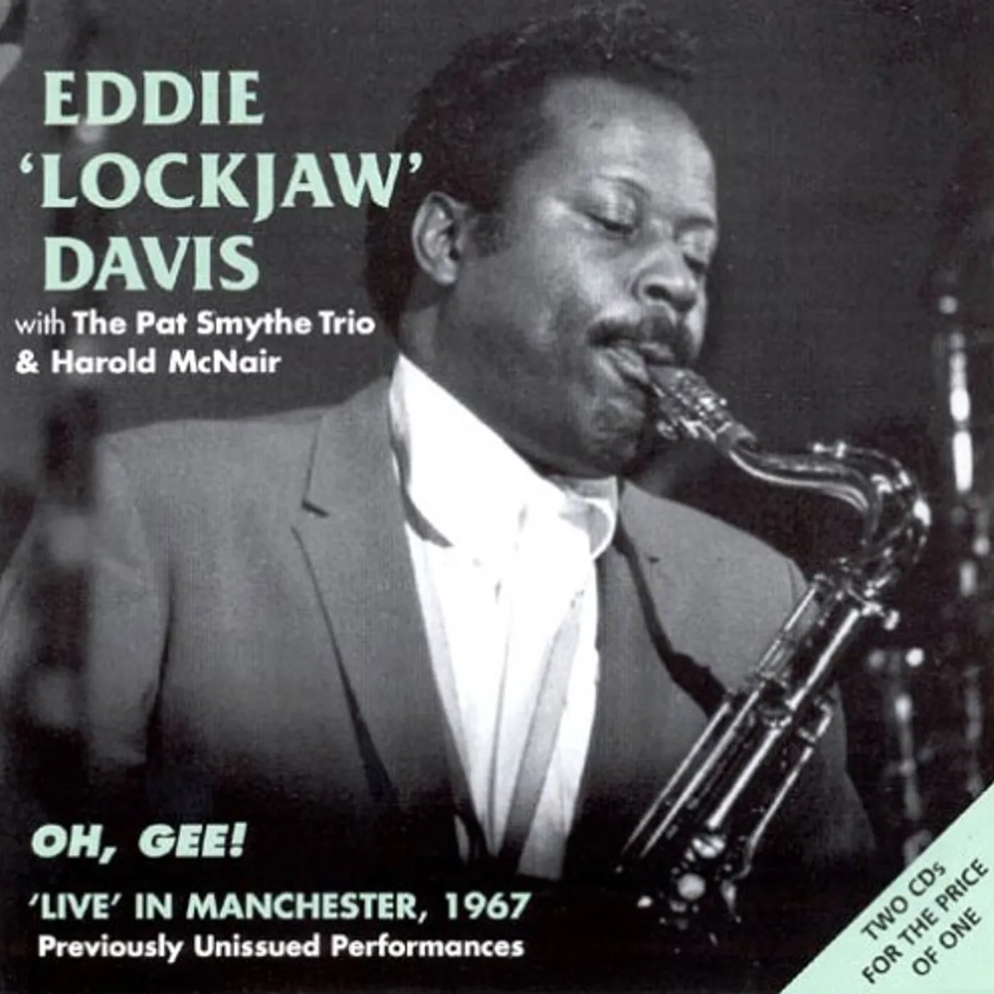 Eddie "Lockjaw" Davis OH GEE: LIVE IN MANCHESTER 1967 CD