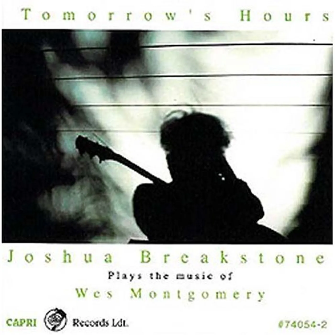 Joshua Breakstone TOMORROW'S HOURS CD
