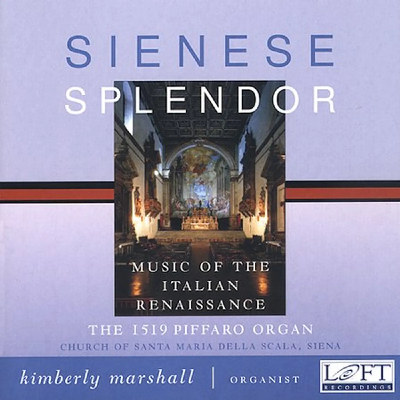 Kimberly Marshall SIENESE SPLENDOR CD
