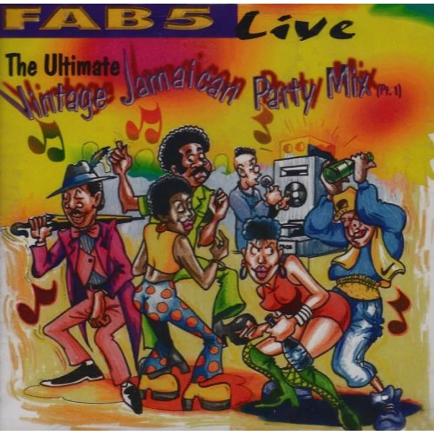 Fab 5 LIVE PARTY MIX 1 CD