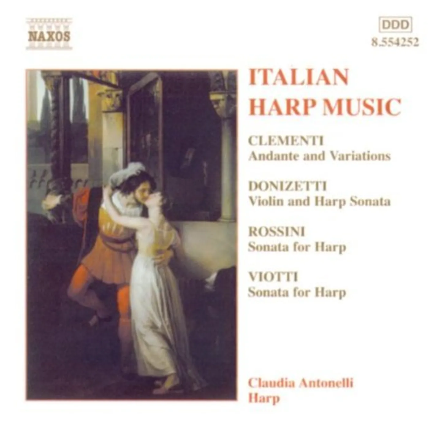 Claudia Antonelli ITALIAN HARP MUSIC CD