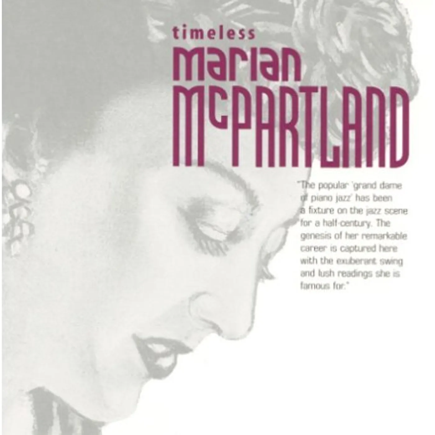 TIMELESS MARIAN MCPARTLAND CD