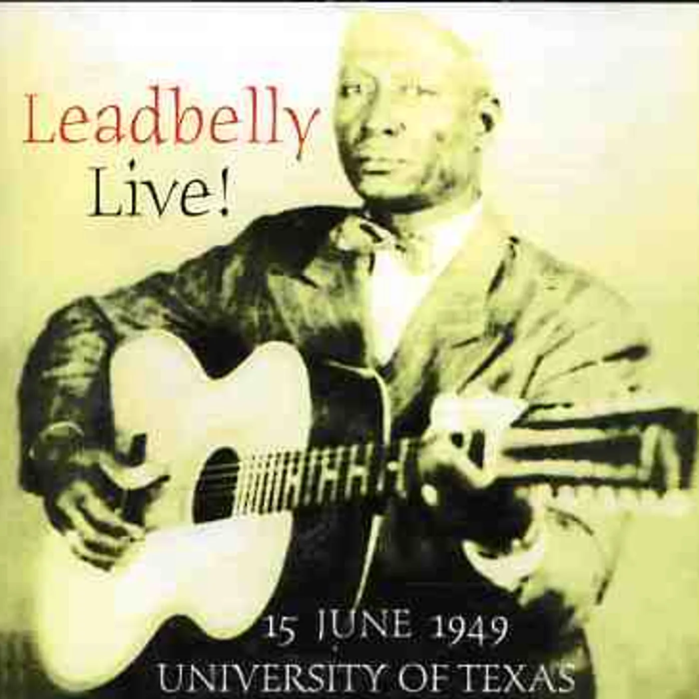 LEADBELLY LIVE CD