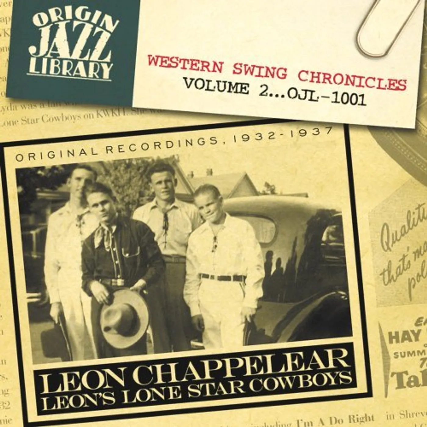 Leon Chappelear WESTERN SWING CHRONICLES 2 CD