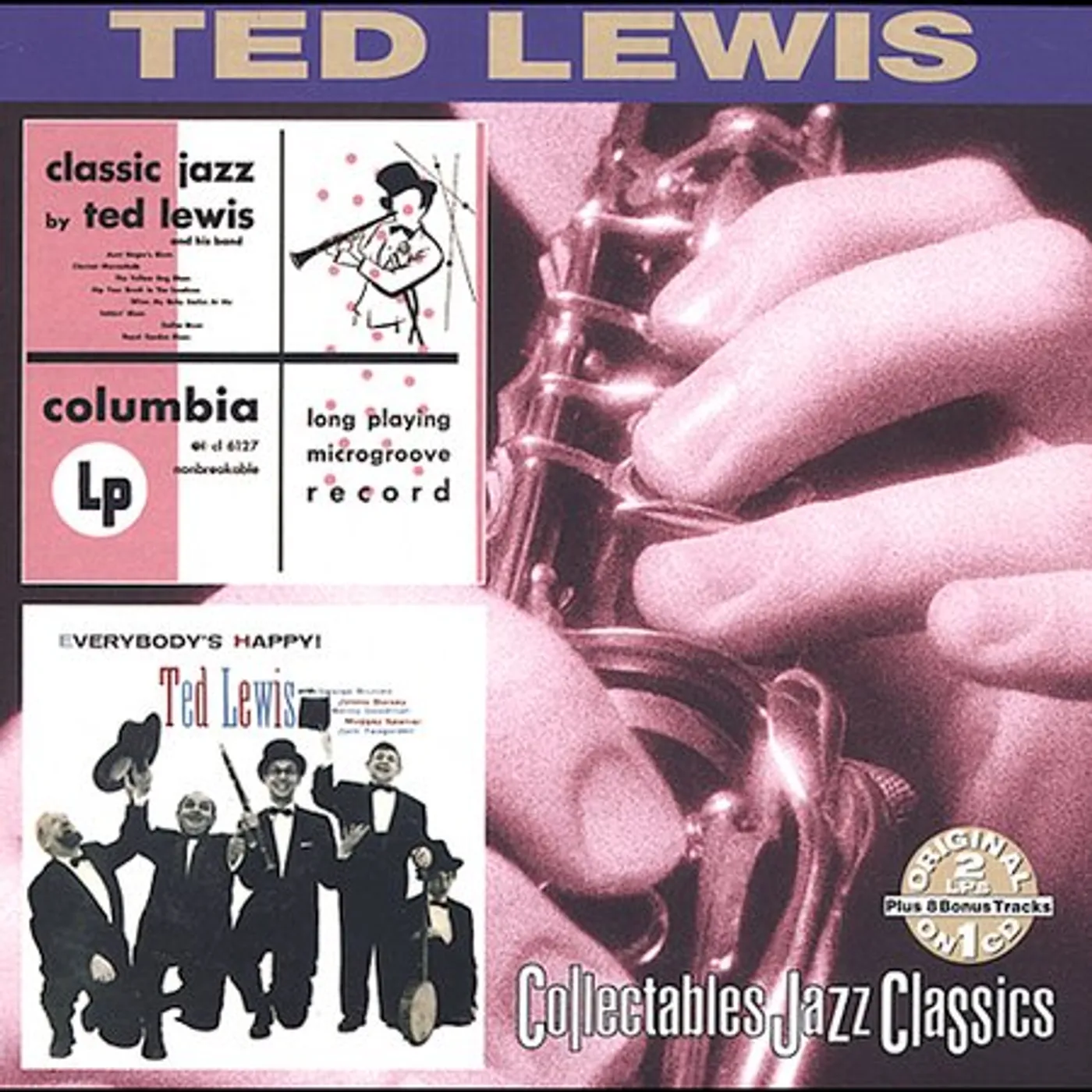 Ted Lewis CLASSIC JAZZ / EVERYBODY'S HAPPY CD