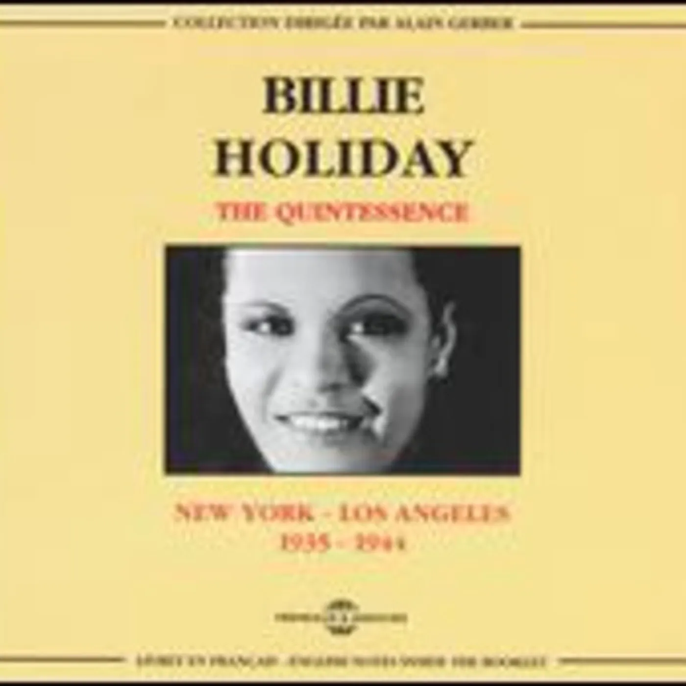 Billie Holiday NEW YORK TO LOS ANGELES 1935-1944 CD