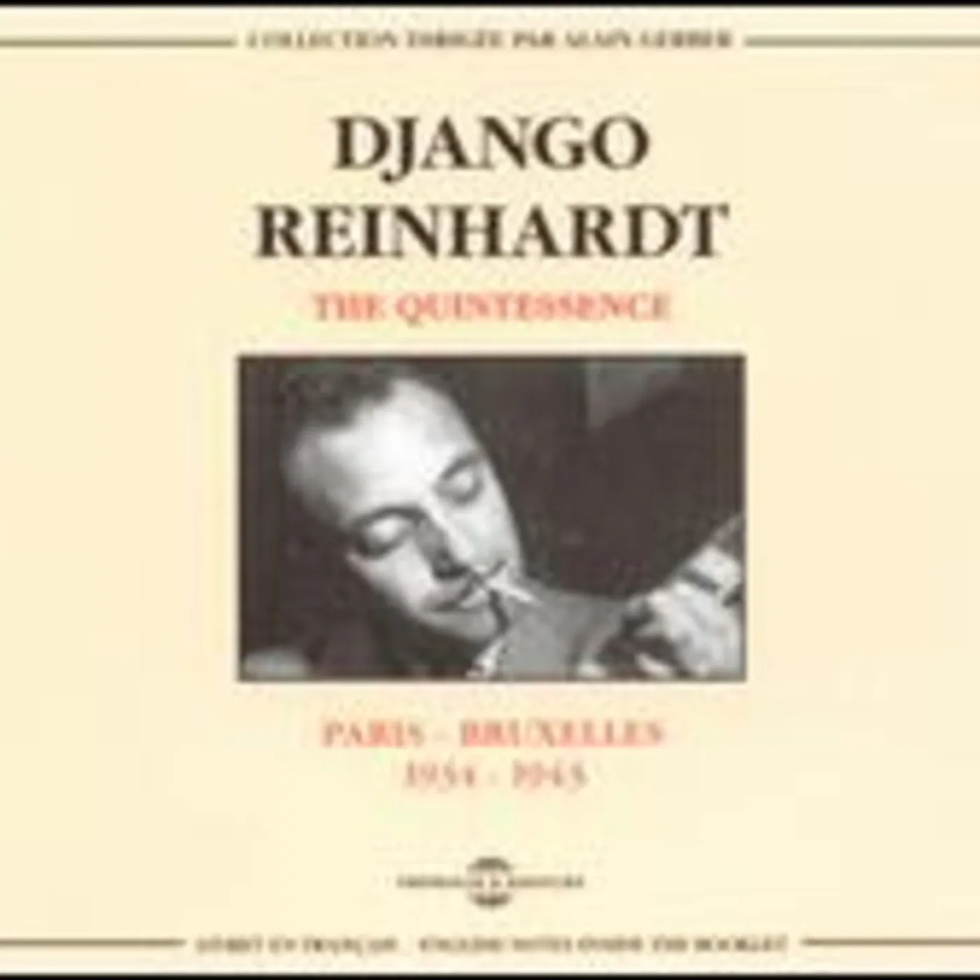 Django Reinhardt PARIS TO BRUXELLES 1934-1943 CD