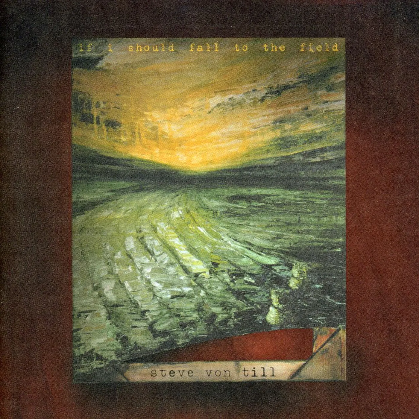 Steve Von Till IF I SHOULD FALL TO THE FIELD CD
