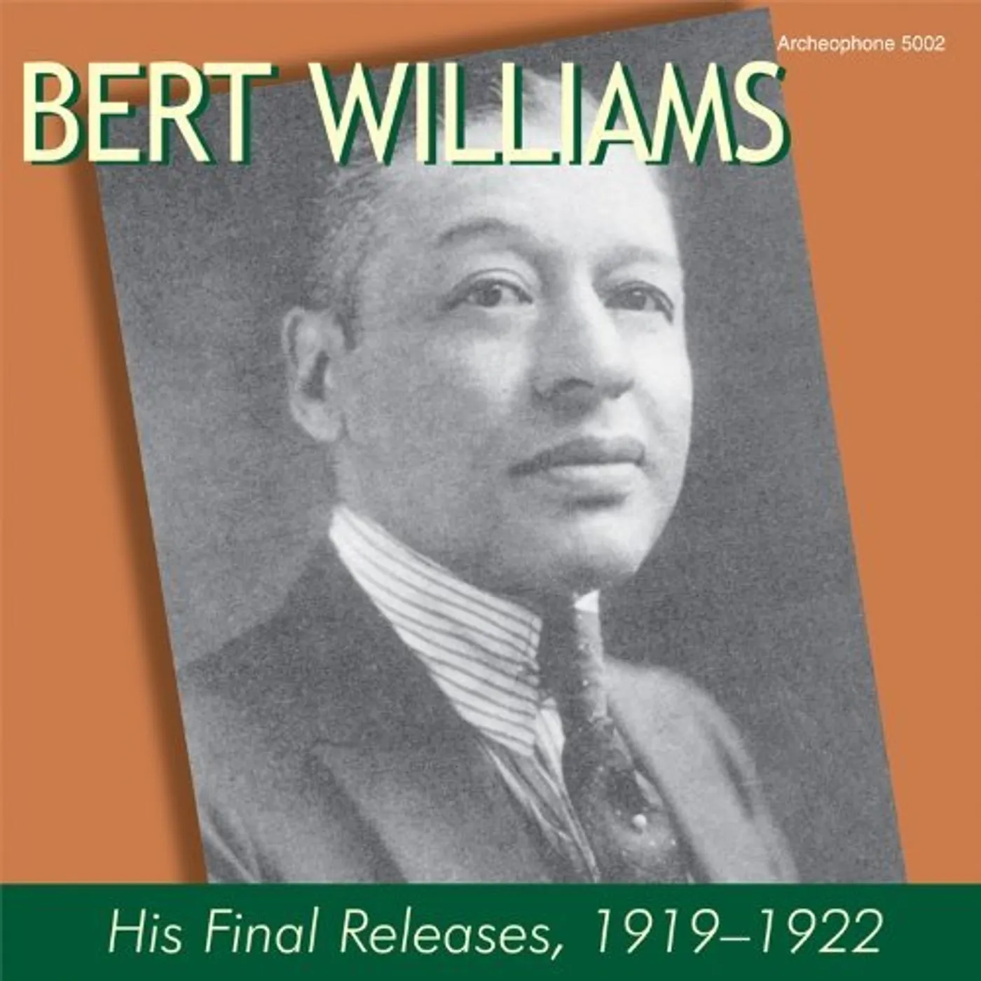 Bert Williams HIS FIRST RARITIES CD