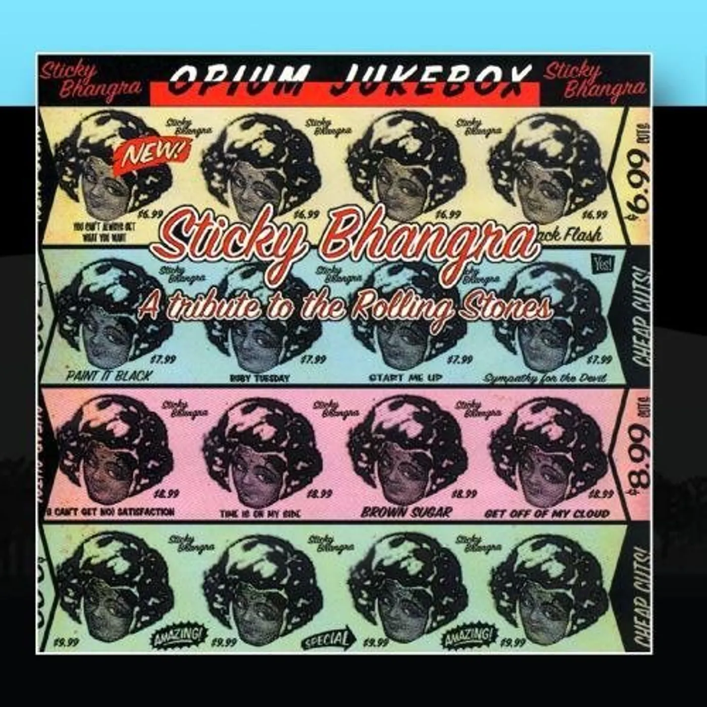 Opium Jukebox STICKY BHANGRA: TRIBUTE TO THE ROLLING STONES CD
