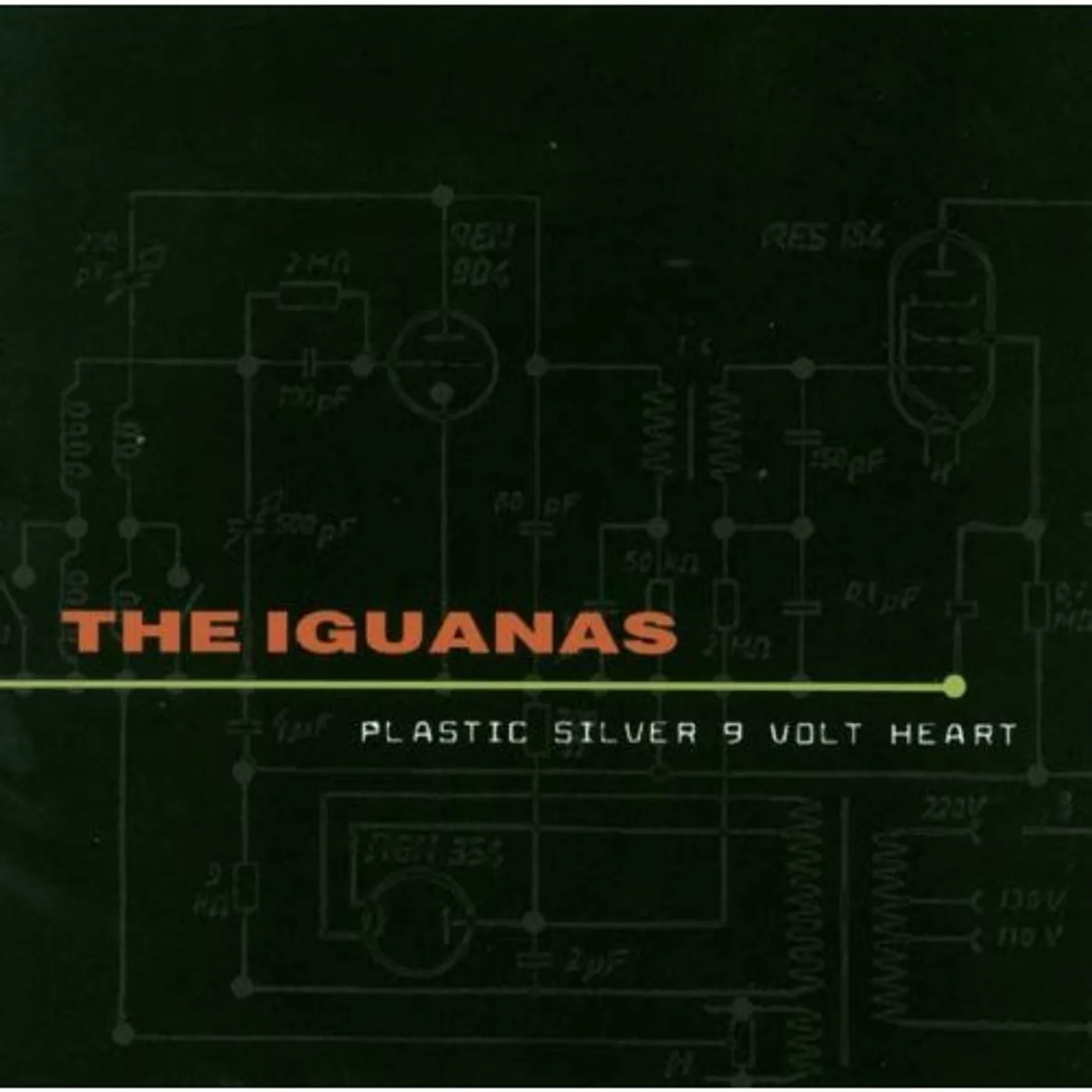 The Iguanas PLASTIC SILVER 9-VOLT HEART CD