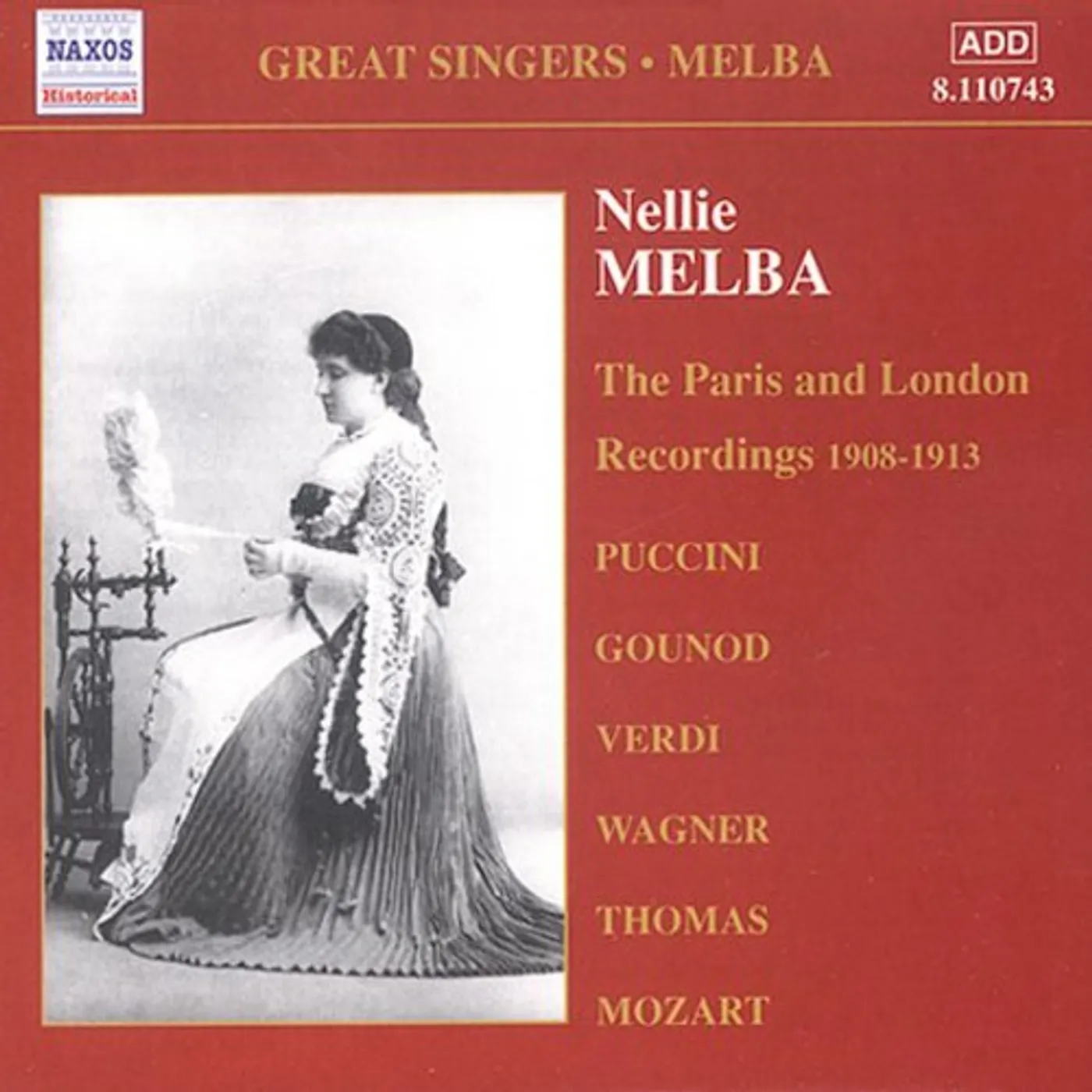 GREAT SINGERS 3: MELBA COMPL GRAMOPHONE CO RECORDG CD