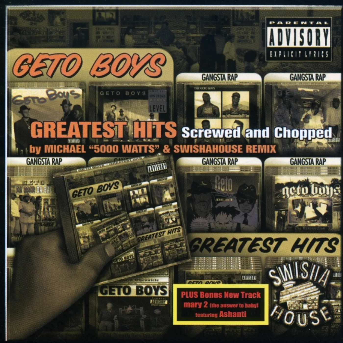 Geto Boys GREATEST HITS (SCREWED & CHOPPED) CD