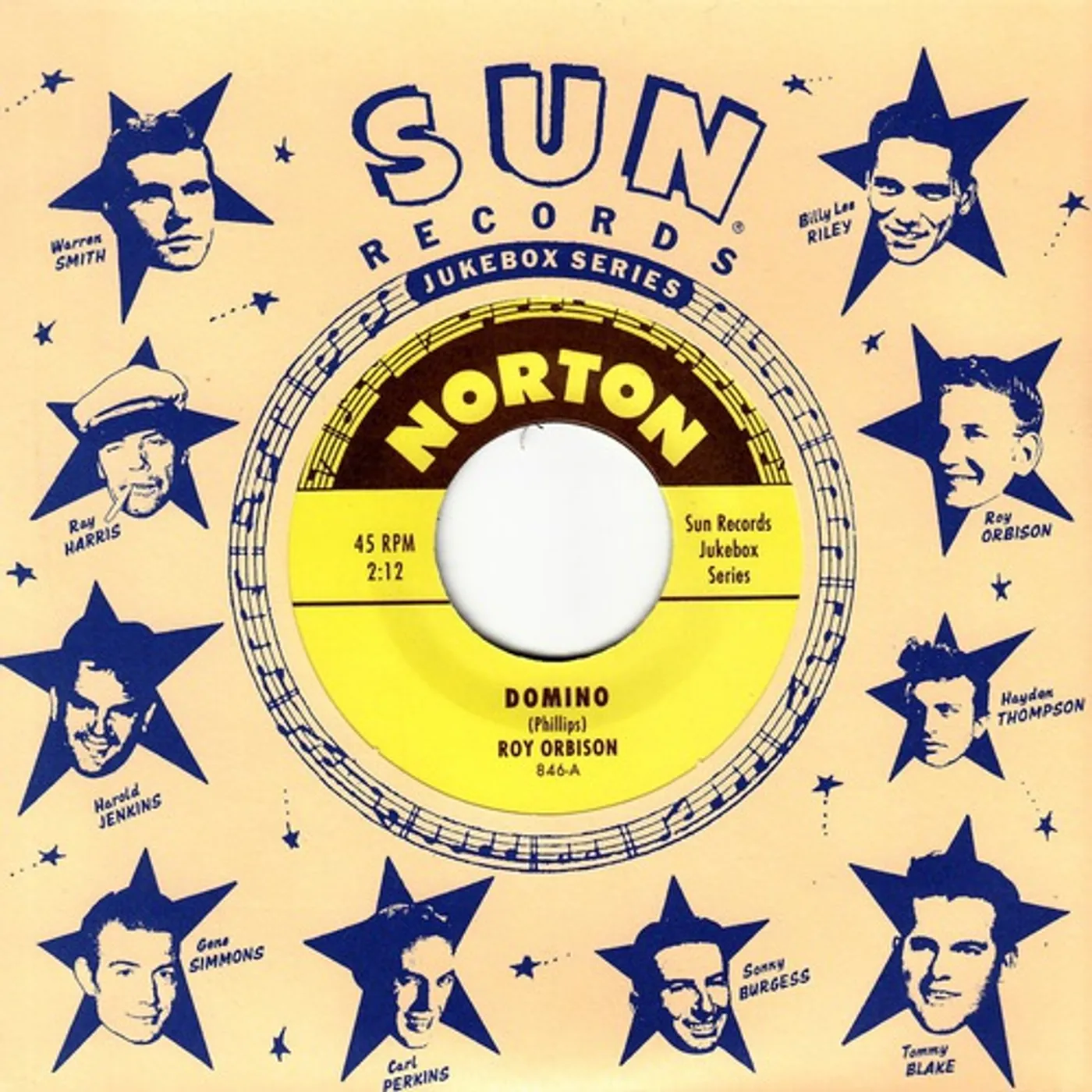 Roy Orbison / Gene Ross DOMINO / EVERYBODY'S TRYIN TO KISS MY BABY Vinyl Record