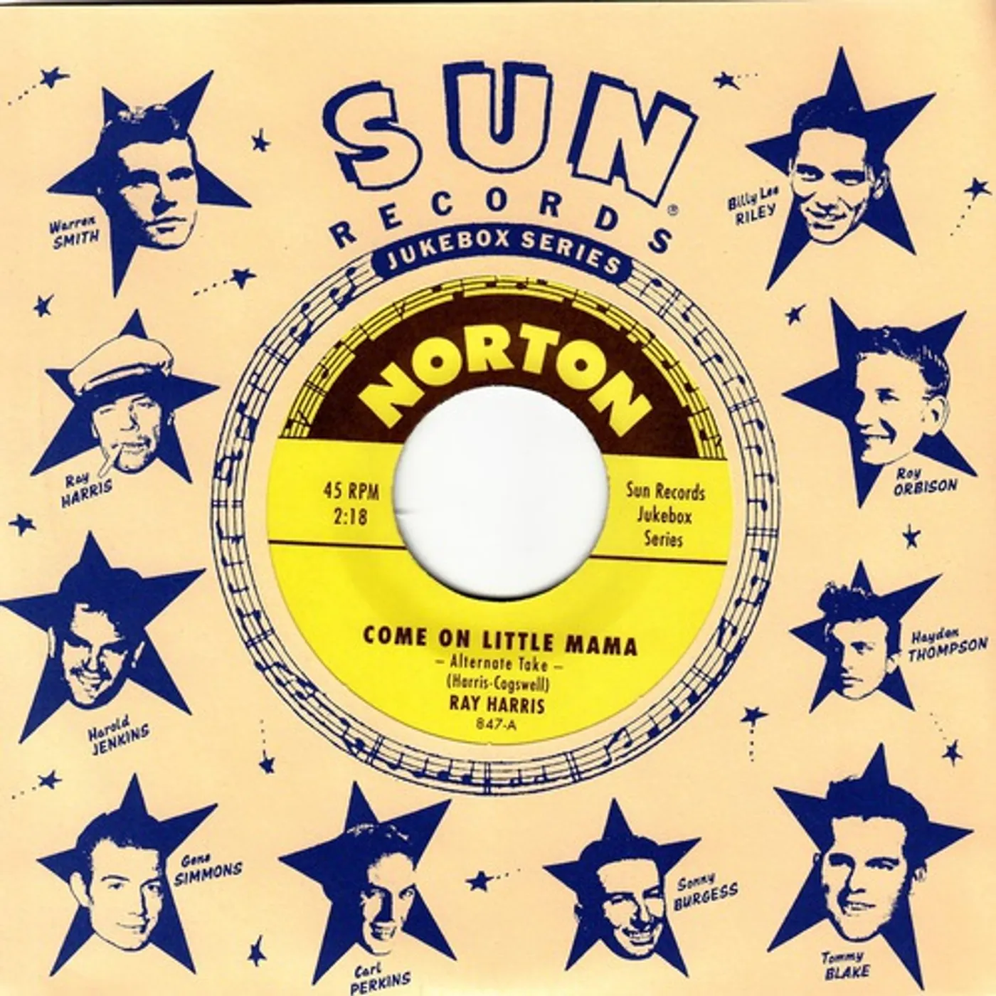 Ray Harris / Jack Earls COME ON LITTLE MAMA / TAKE ME TO THAT PLACE Vinyl Record