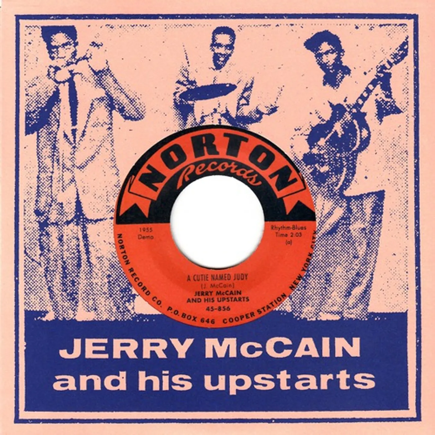 Jerry Mccain CUTIE NAMED JUDY / IT MUST BE LOVE Vinyl Record