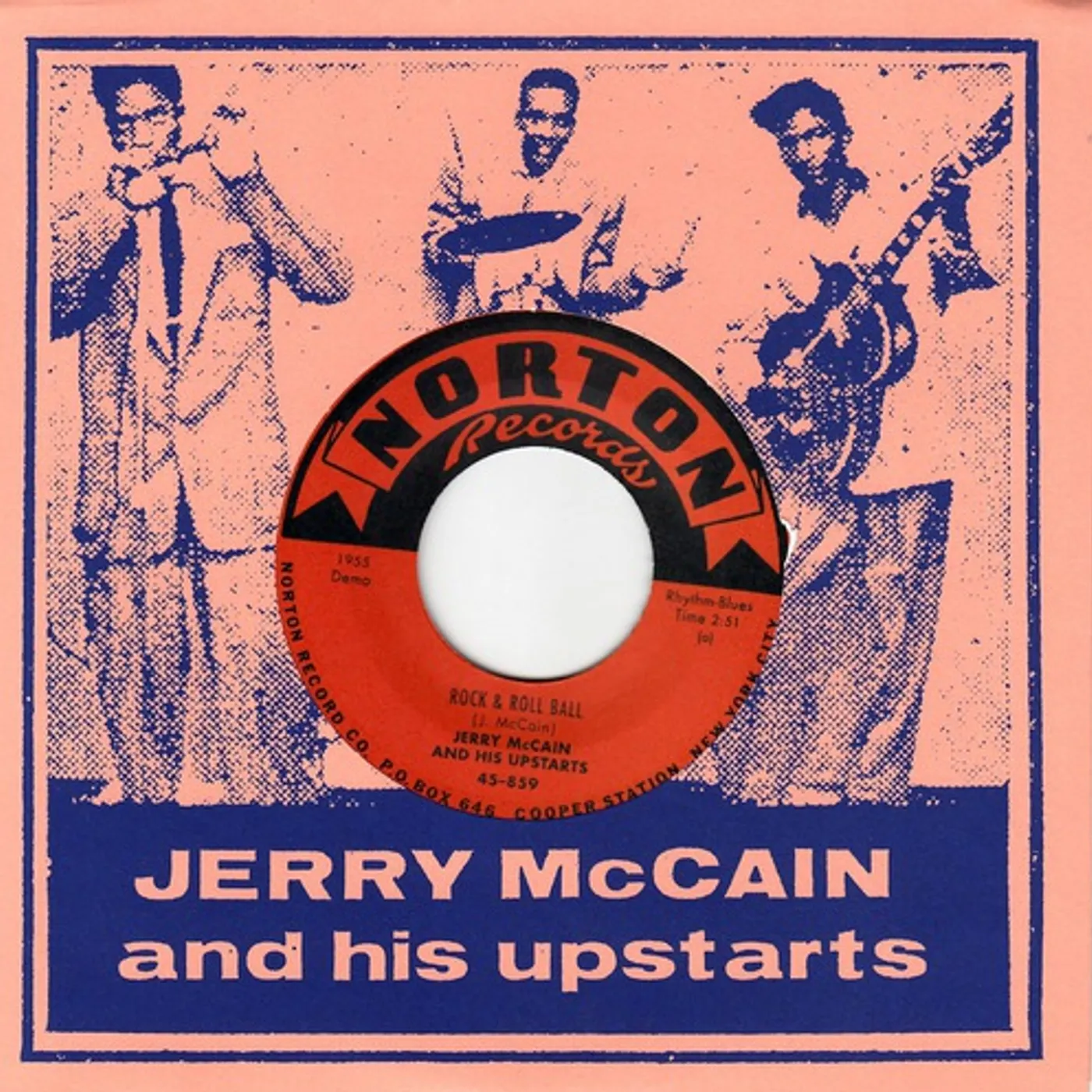 Jerry Mccain ROCK N ROLL BALL / I WANT SOMEBODY TO LOVE Vinyl Record