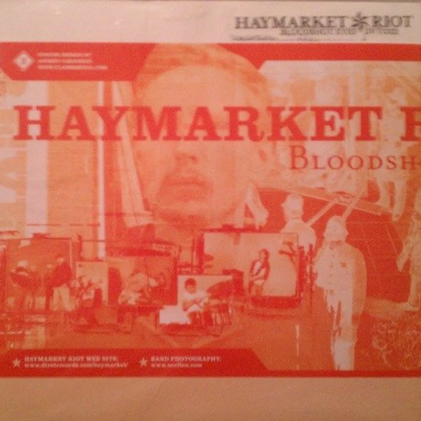 Haymarket Riot BLOODSHOT EYES VINYL Vinyl Record