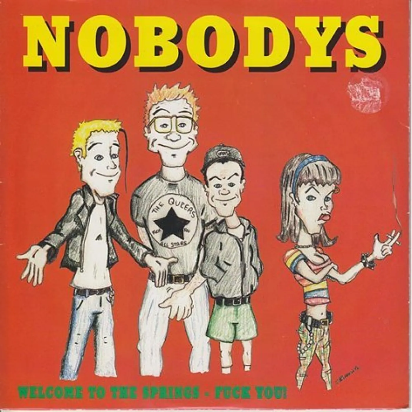 Nobodys WELCOME TO THE SPRINGS Vinyl Record